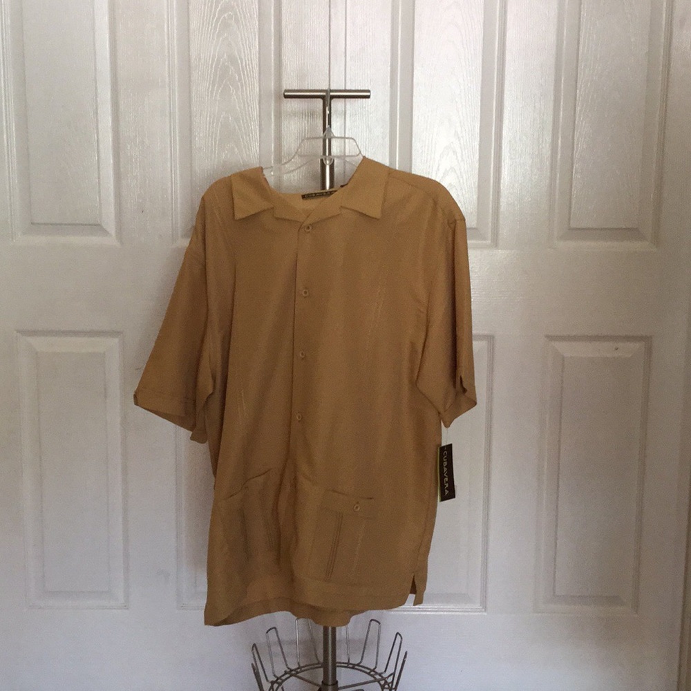 Cuban Shirt/ mustard color